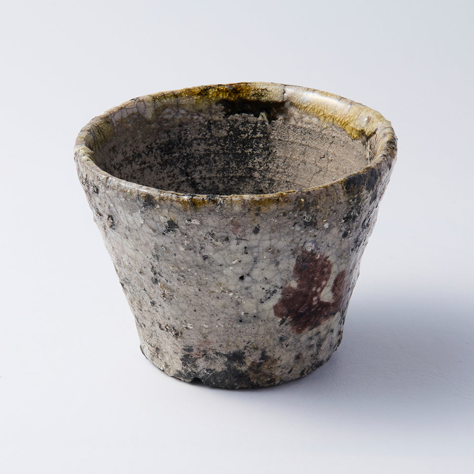 【高橋つぐみ】Raku plant pot [2-C]