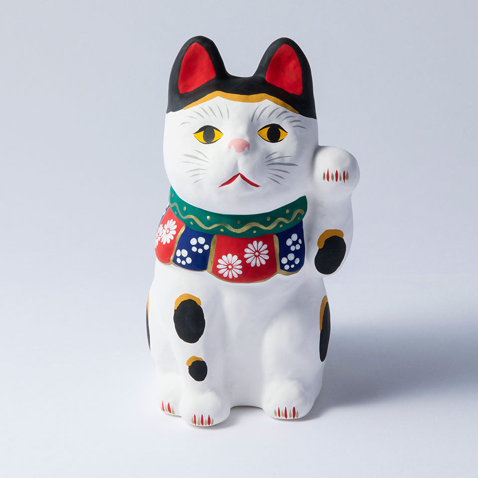 【玩具工房（瀬戸陶芸社）】招き猫（大） [6]
