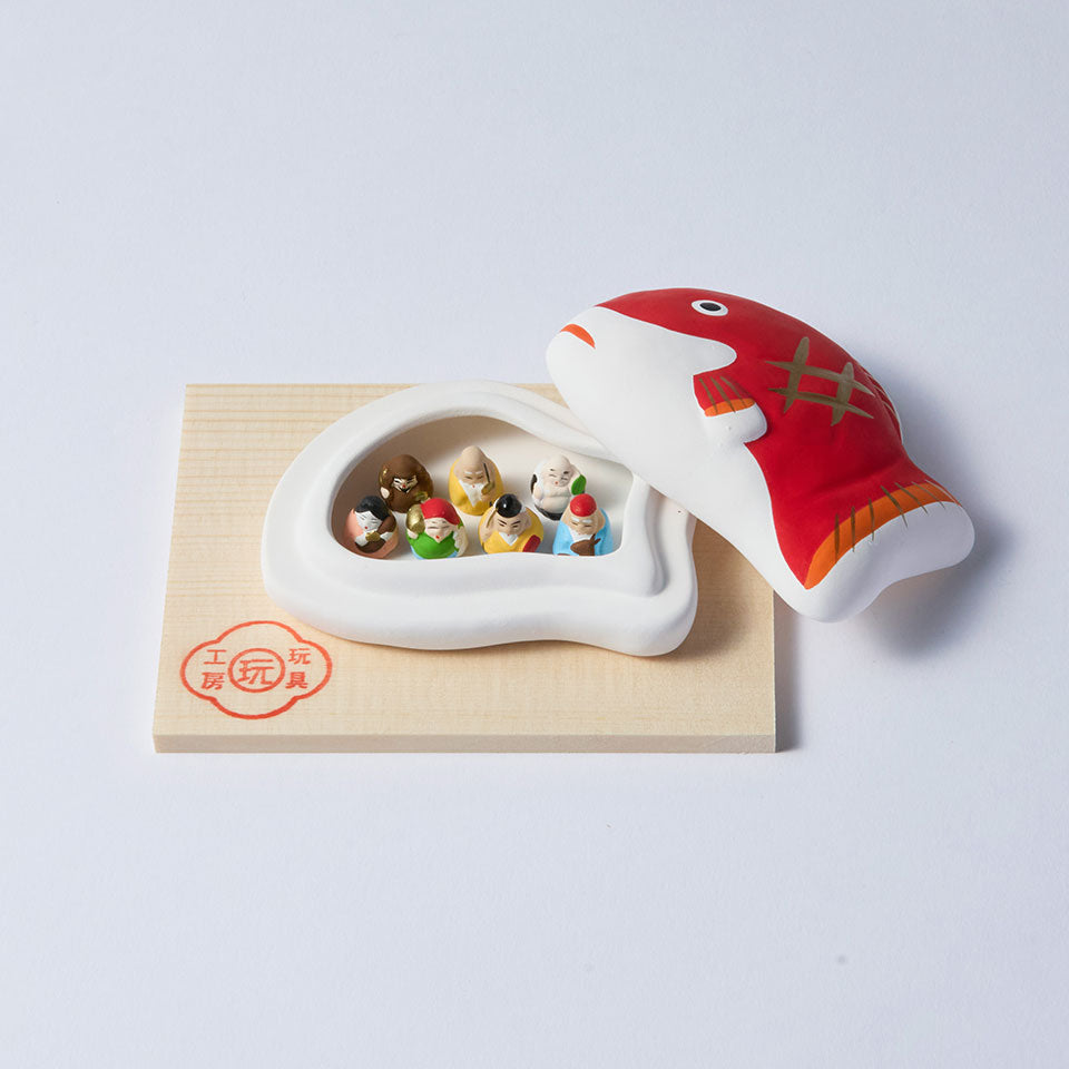 【玩具工房（瀬戸陶芸社）】目出鯛七福神 [1]