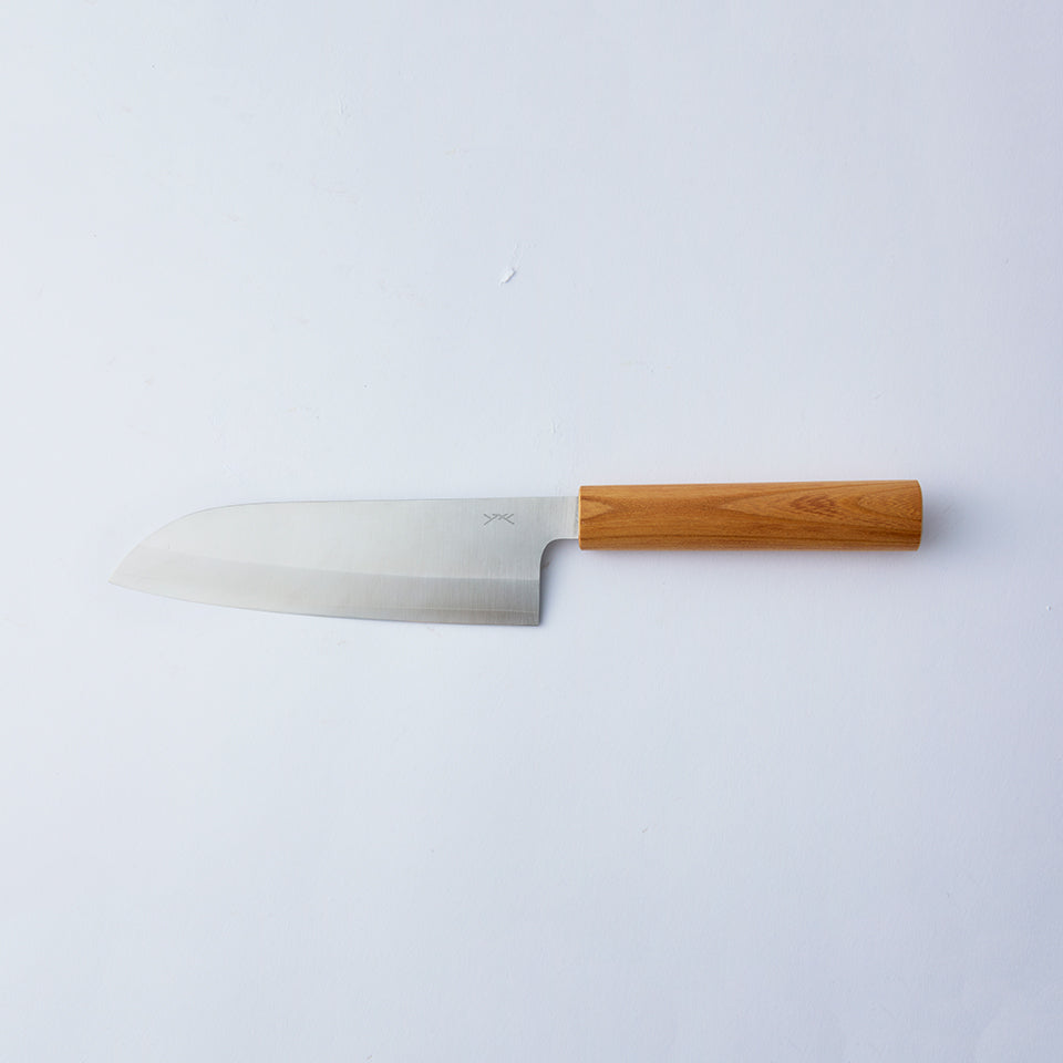 【Sharpening four】癶HATSU 三徳ケヤキ丸柄［2］