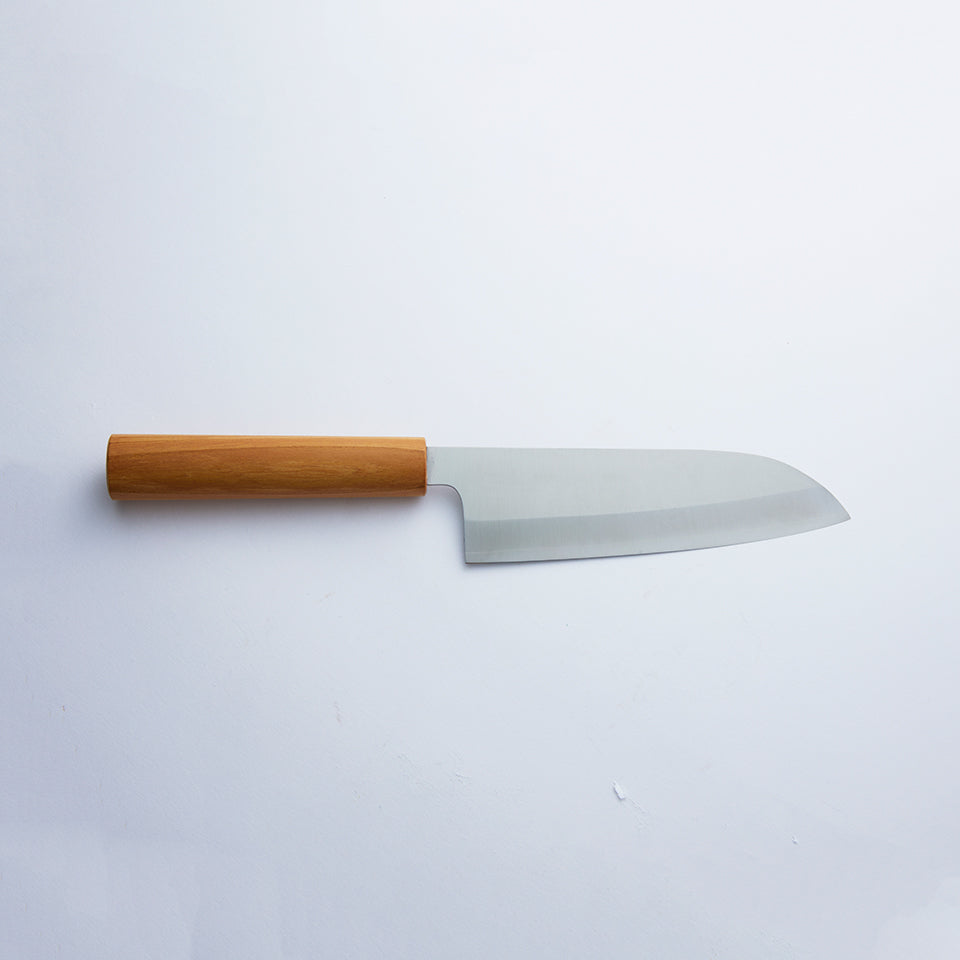 【Sharpening four】癶HATSU 三徳ケヤキ丸柄［2］