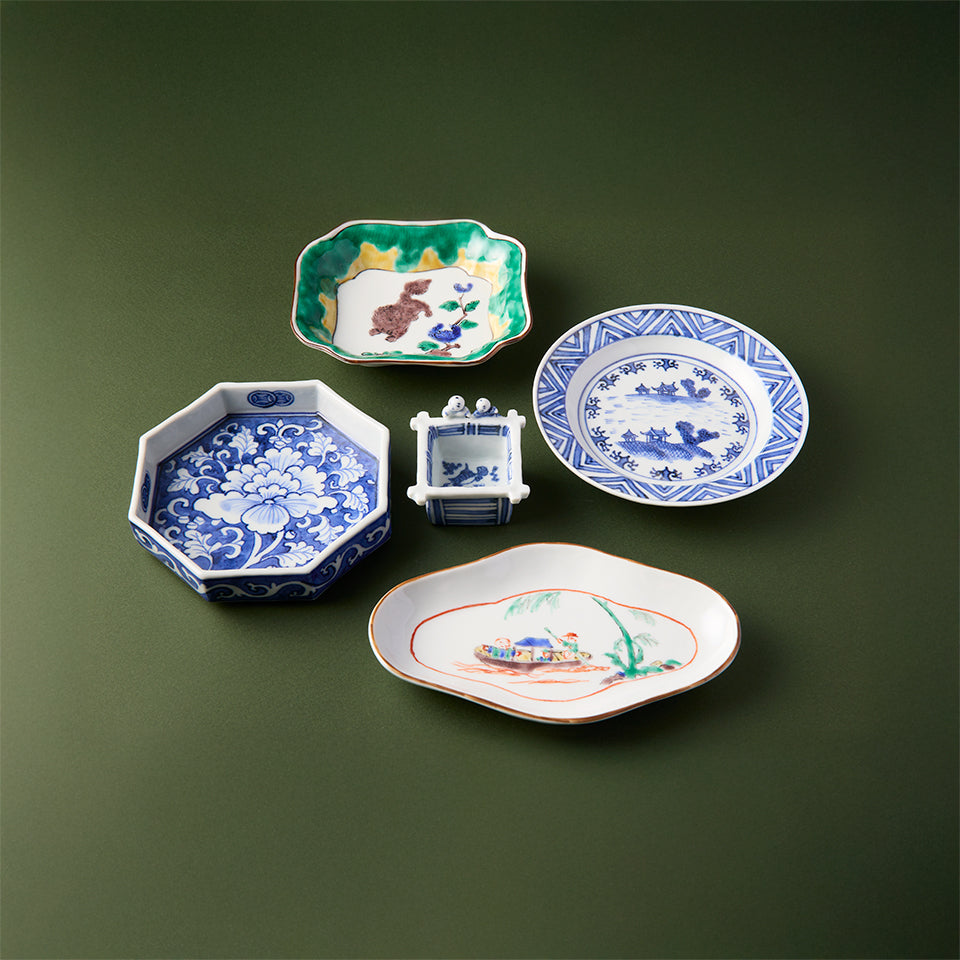 新道工房 色絵獅子文隅入長角向付 [27]｜Discover Japan 公式