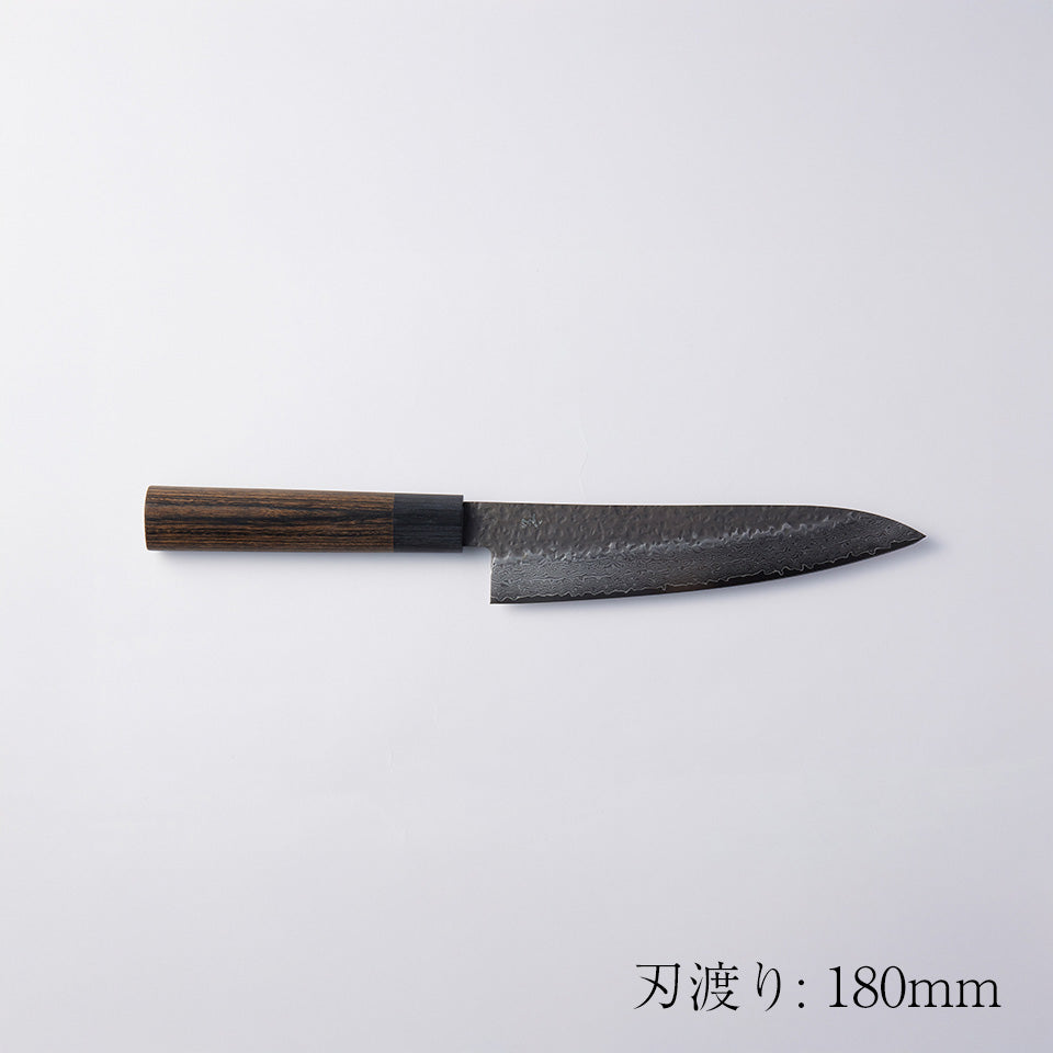 【志津刃物製作所】玄 牛刀 (180mm / 210mm)