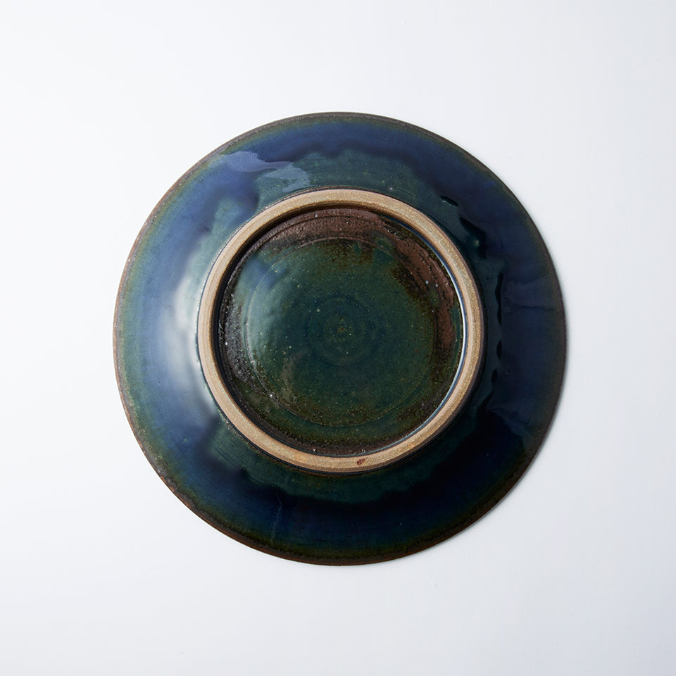 出西窯 縁鉄砂呉須釉皿 尺1寸 [7]｜Discover Japan 公式オンラインショップ