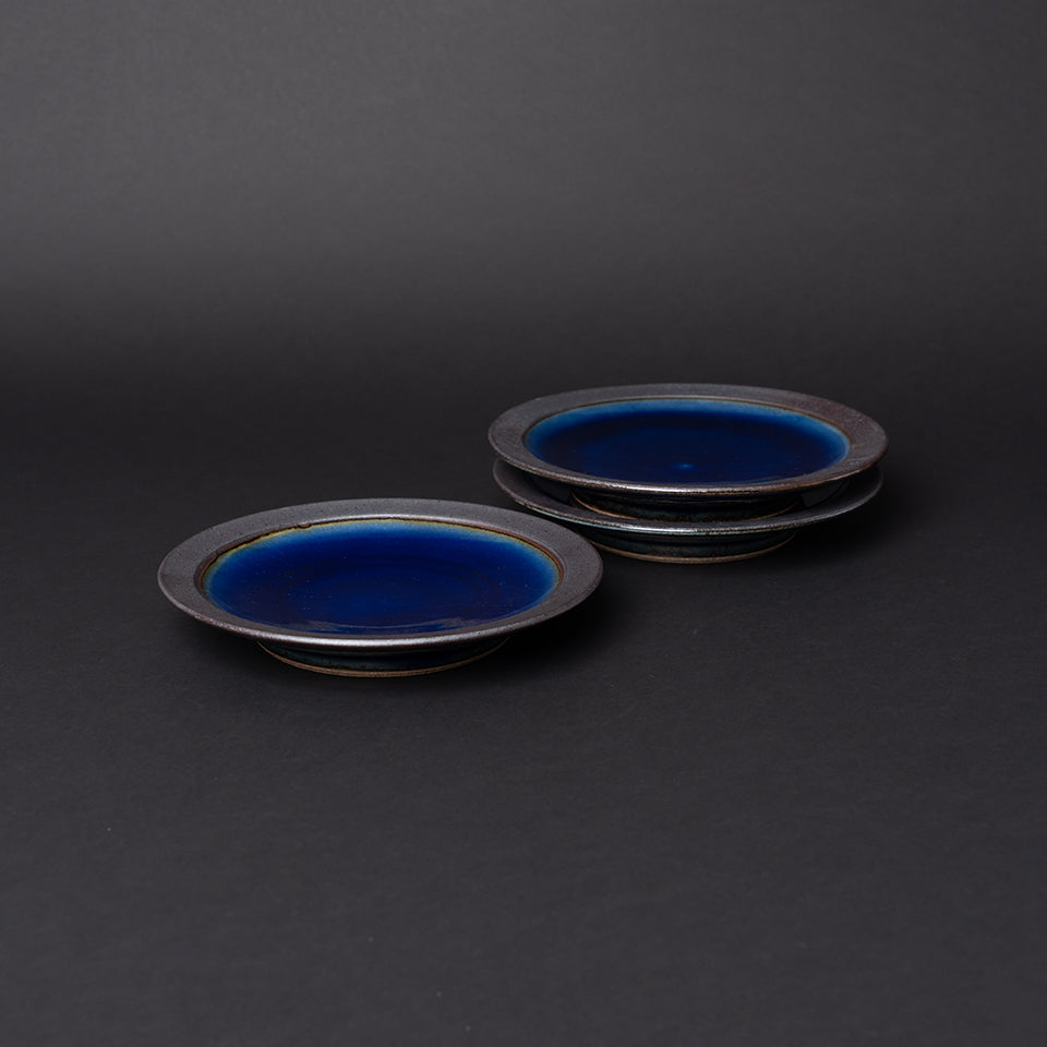 出西窯 縁鉄砂呉須釉皿 7寸 [4]｜Discover Japan 公式オンラインショップ