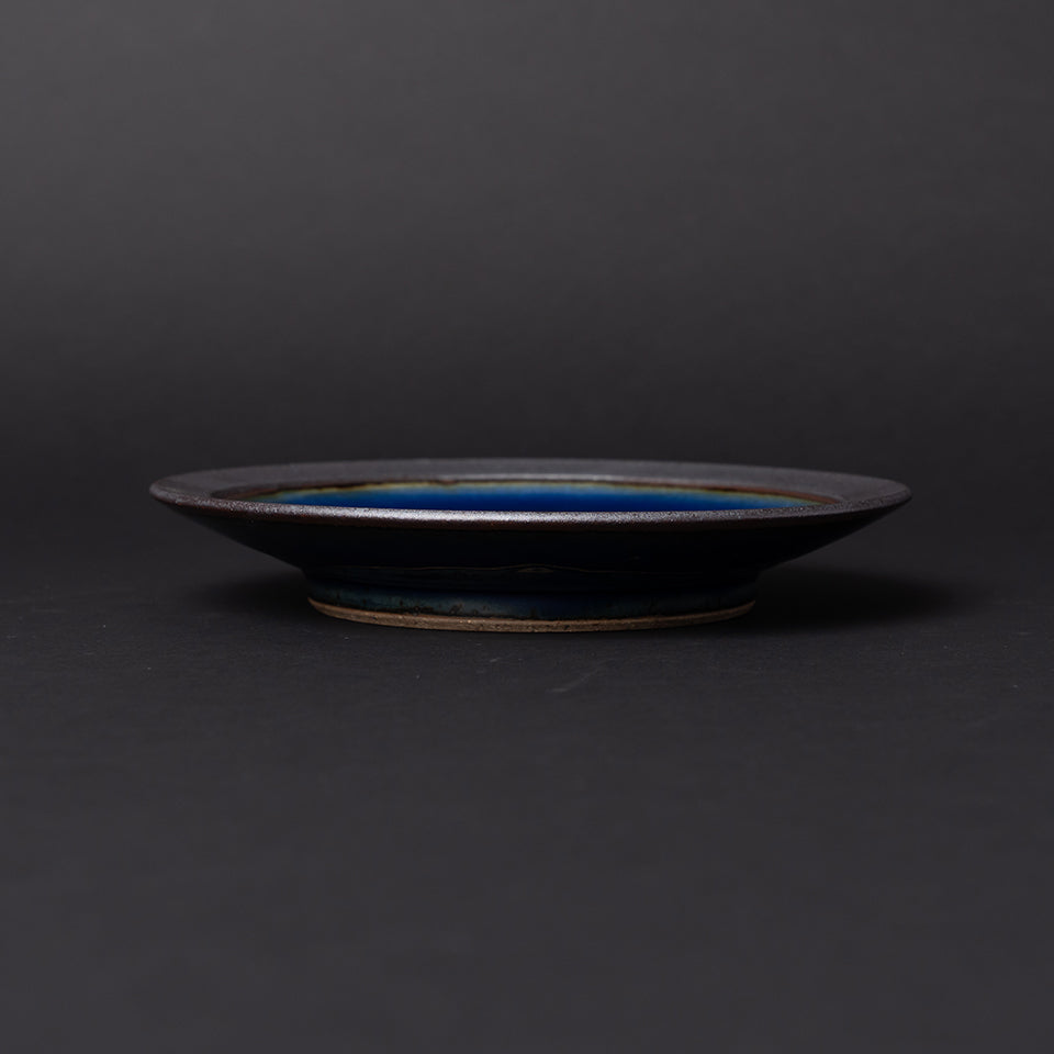 出西窯 縁鉄砂呉須釉皿 7寸 [4]｜Discover Japan 公式オンラインショップ