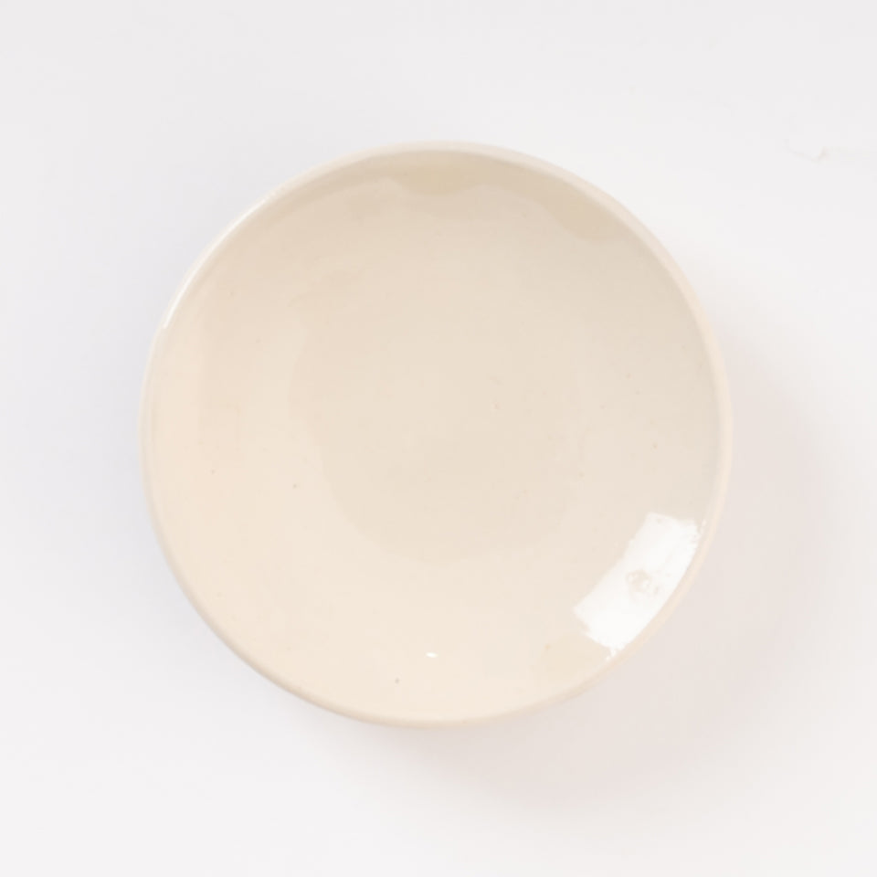 【出西窯】平皿 3.5寸 白 [9]