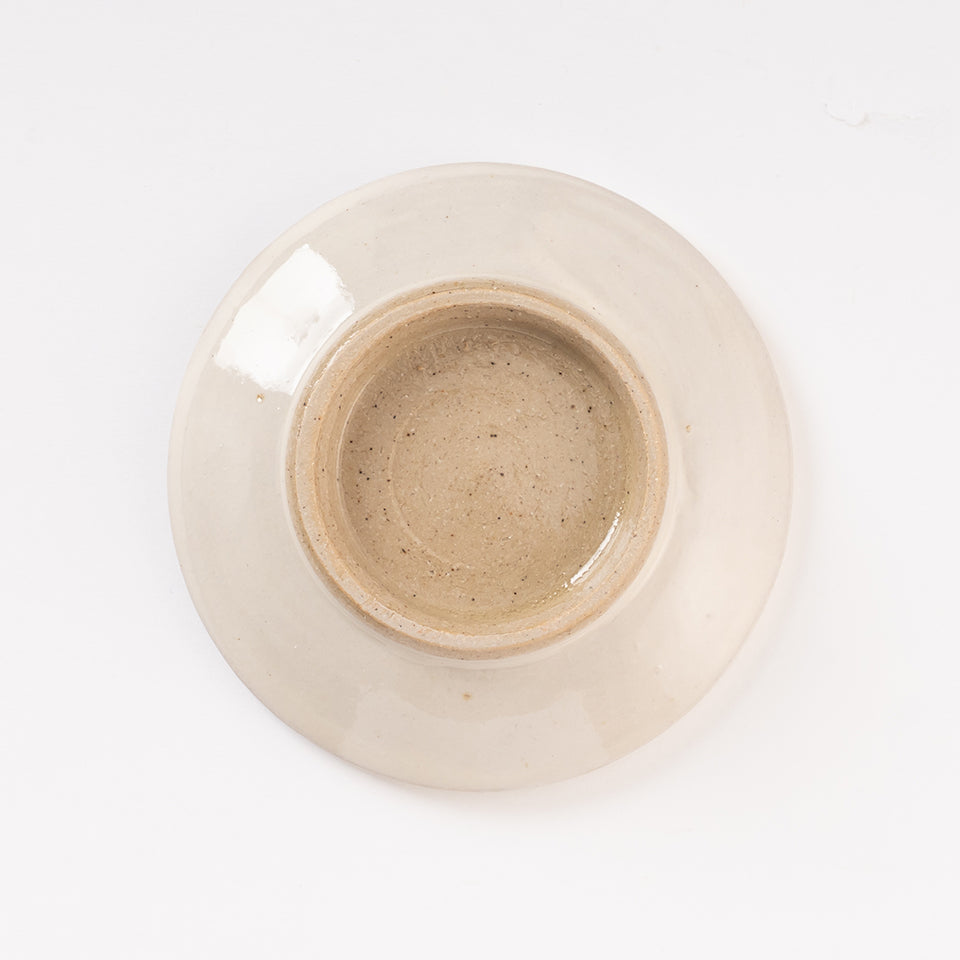 【出西窯】平皿 3.5寸 白 [9]