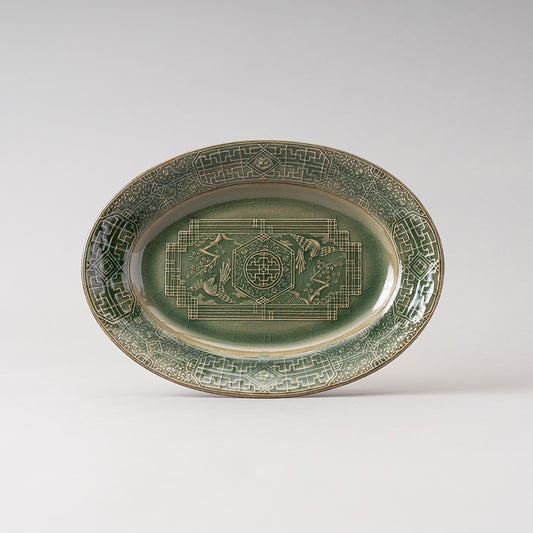 【SUIYO】陽刻 シノワズリM 青磁 [S-50]