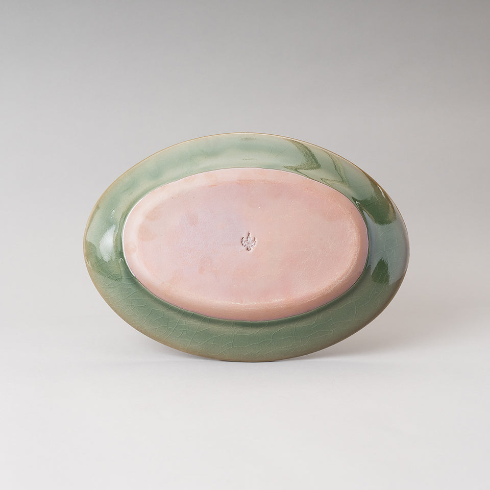 【SUIYO】陽刻 シノワズリL 青磁 [S-51]