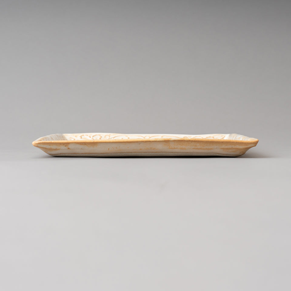 【SUIYO】陽刻 復刻 スクエア 乳濁 [S-55]