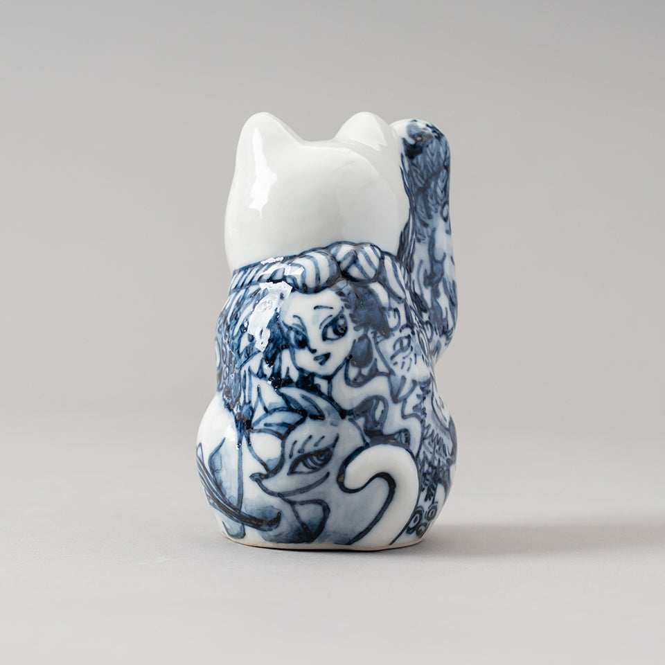 【SUIYO】三寸招き猫 百鬼夜行 穴山文香作 [S-77]