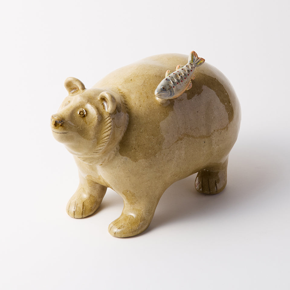 【武 二香】熊と魚 [D2]