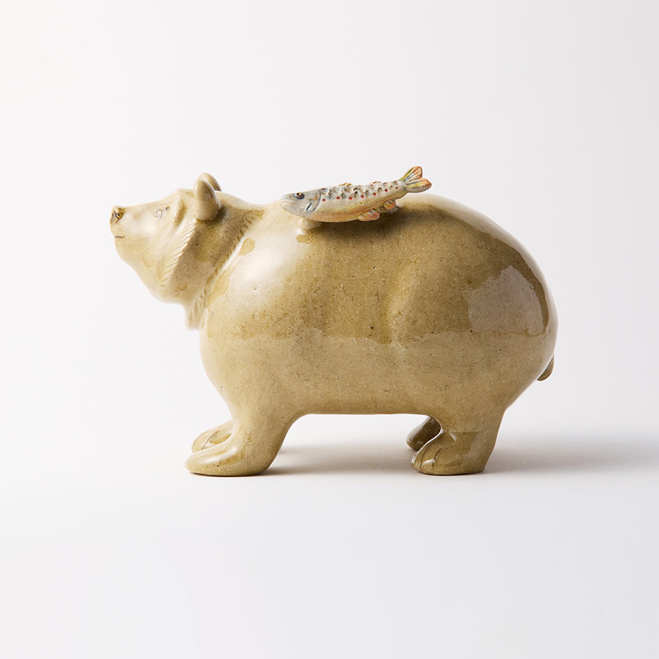 【武 二香】熊と魚 [D2]