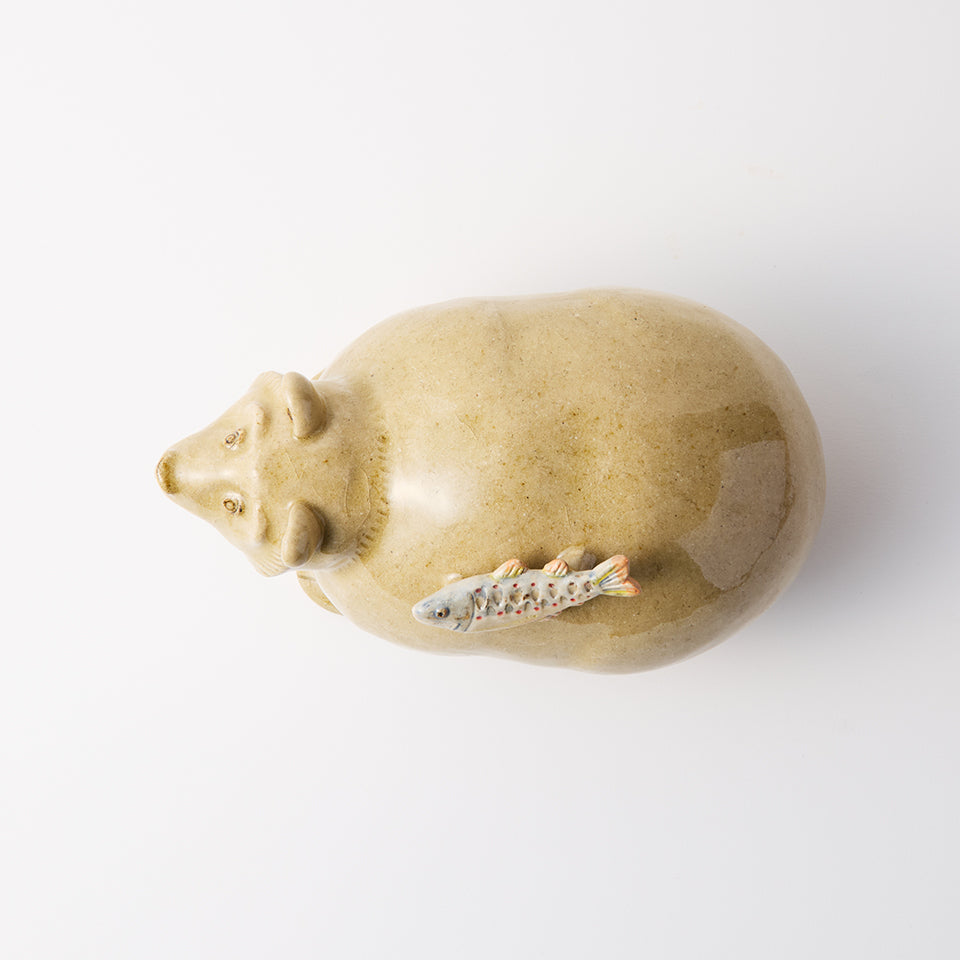 【武 二香】熊と魚 [D2]