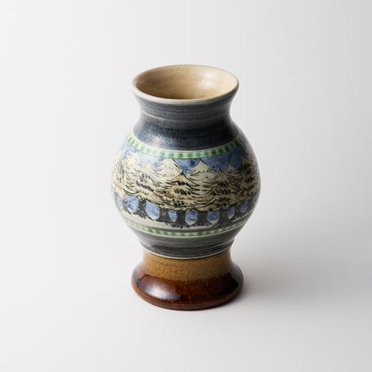 【武 二香】杉林花器 [D7]