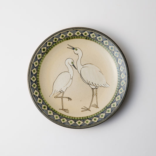 【武 二香】サギの皿 [D3]