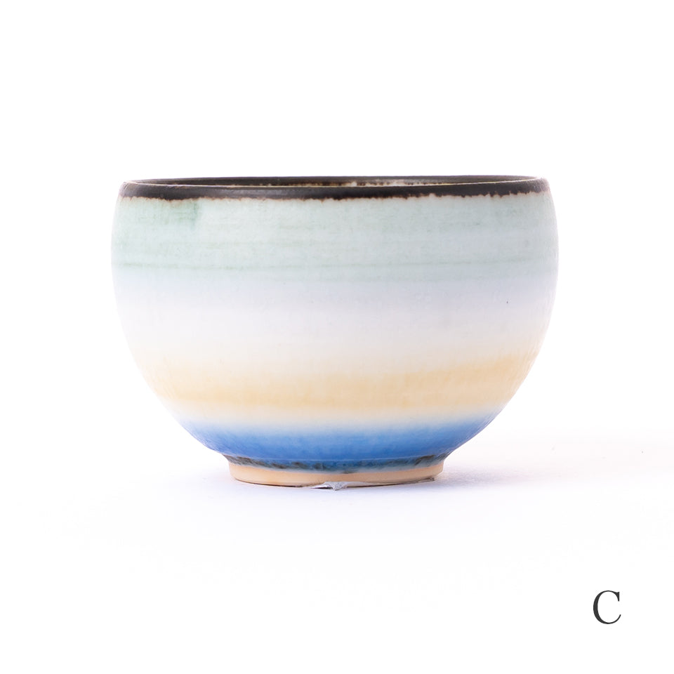 【真作保証】 田中光謙 自作 青磁酒盃　人気作家 日本伝統工芸展 日本工芸正会員 田中信彦 色のうつわ 酒盃 [4]｜Discover Japan 公式オンラインショップ