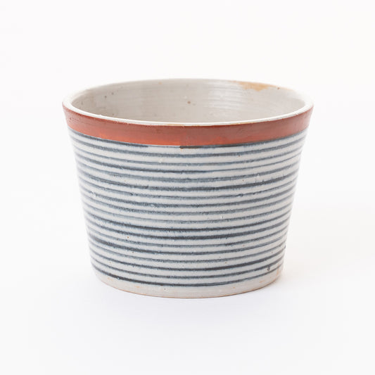 【冨本大輔】灰釉絵付そば猪口 [5-A]