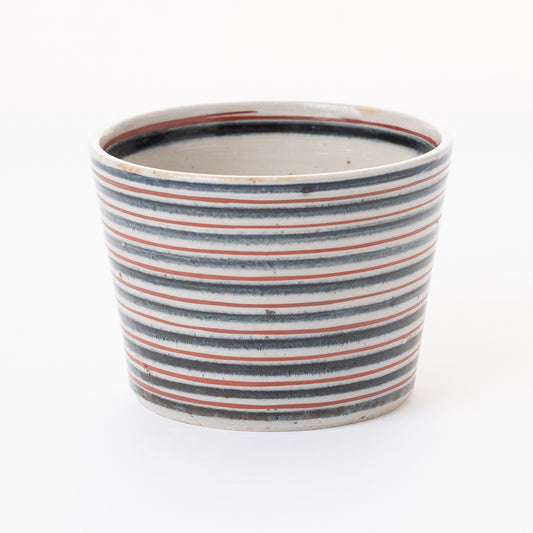 【冨本大輔】灰釉絵付そば猪口 [5-C]