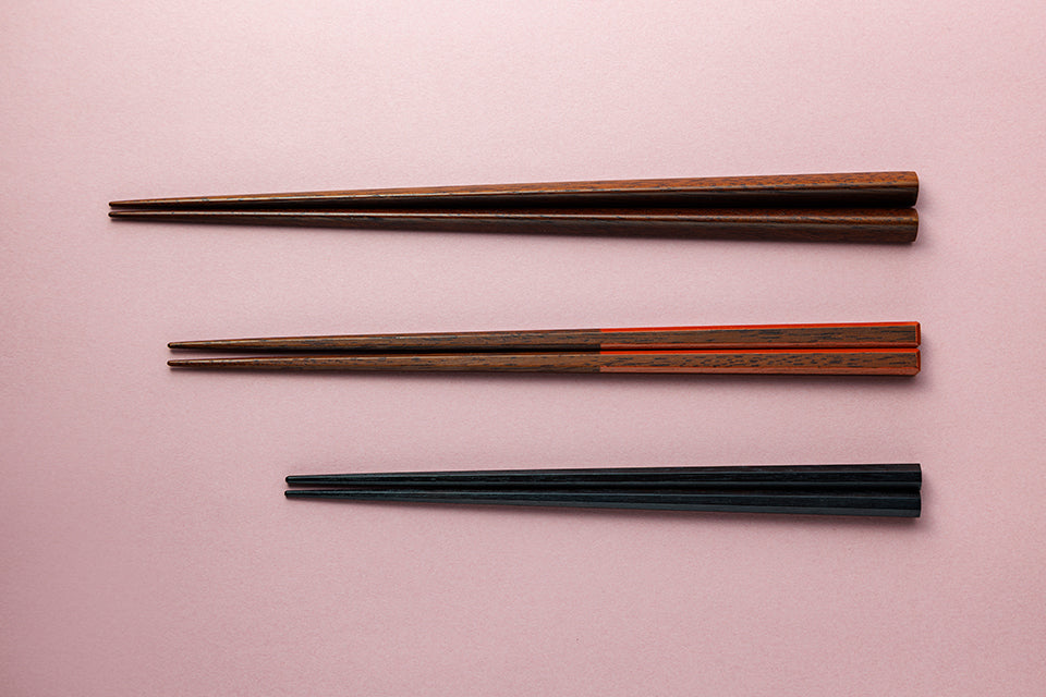 【大黒屋】子供用極上八角縞黒壇（16.5cm）[11]