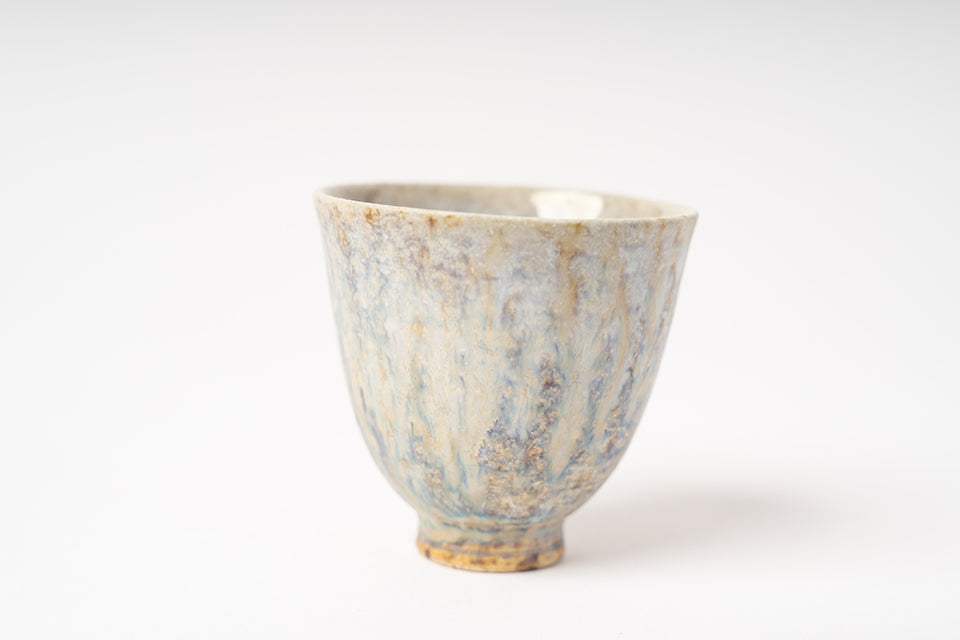 【内村宇博】艶消白釉茶杯 [28]