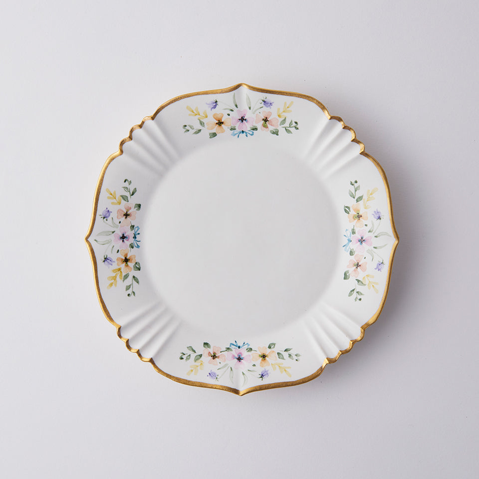 【矢田久美子】色絵花束のティーカップ＆ソーサー [2]