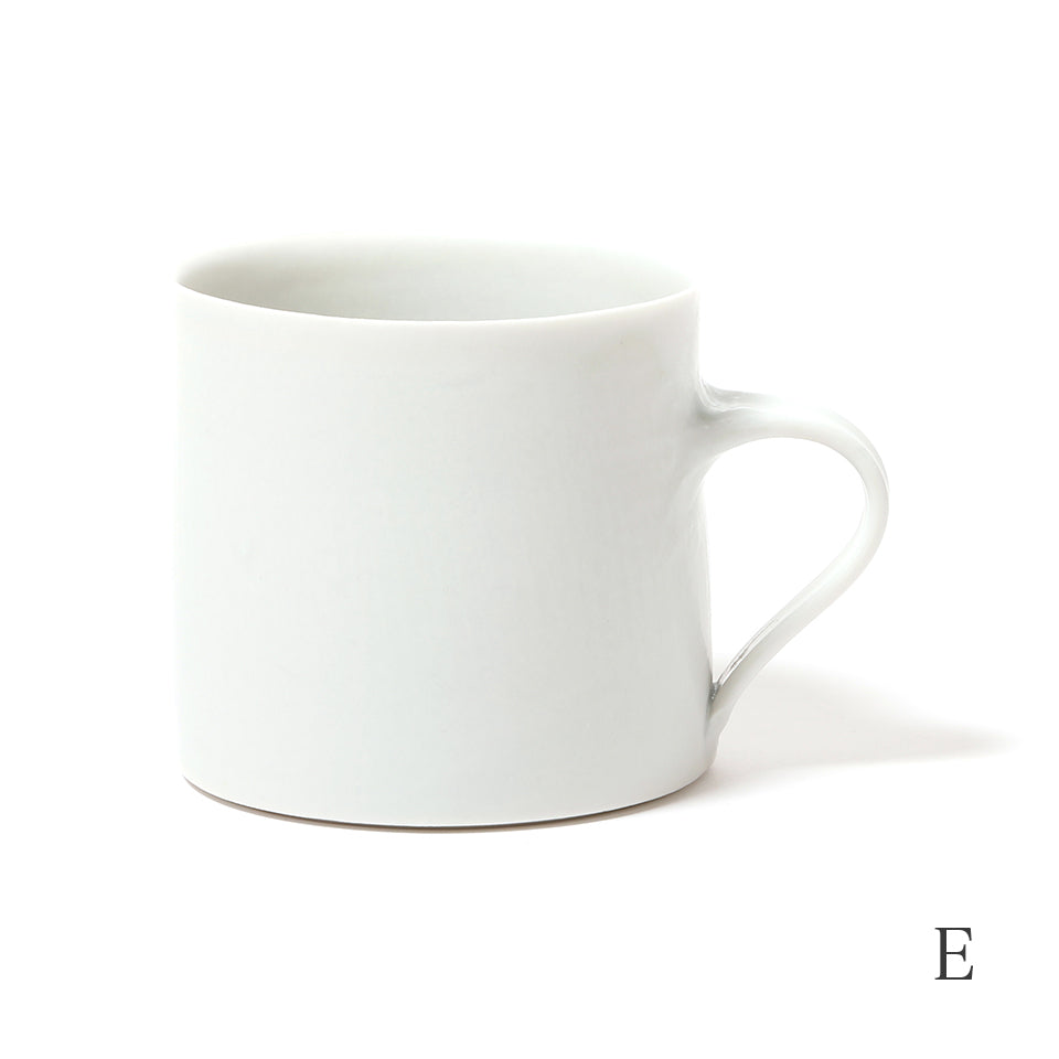 吉田 直嗣　コーヒーカップ　白磁　マグカップ２点　作家物うつわ 吉田直嗣 コーヒーカップ [3]｜Discover Japan 公式オンラインショップ