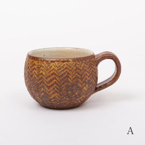 【江口香澄】アフリカ彫刻 コロマグカップ
