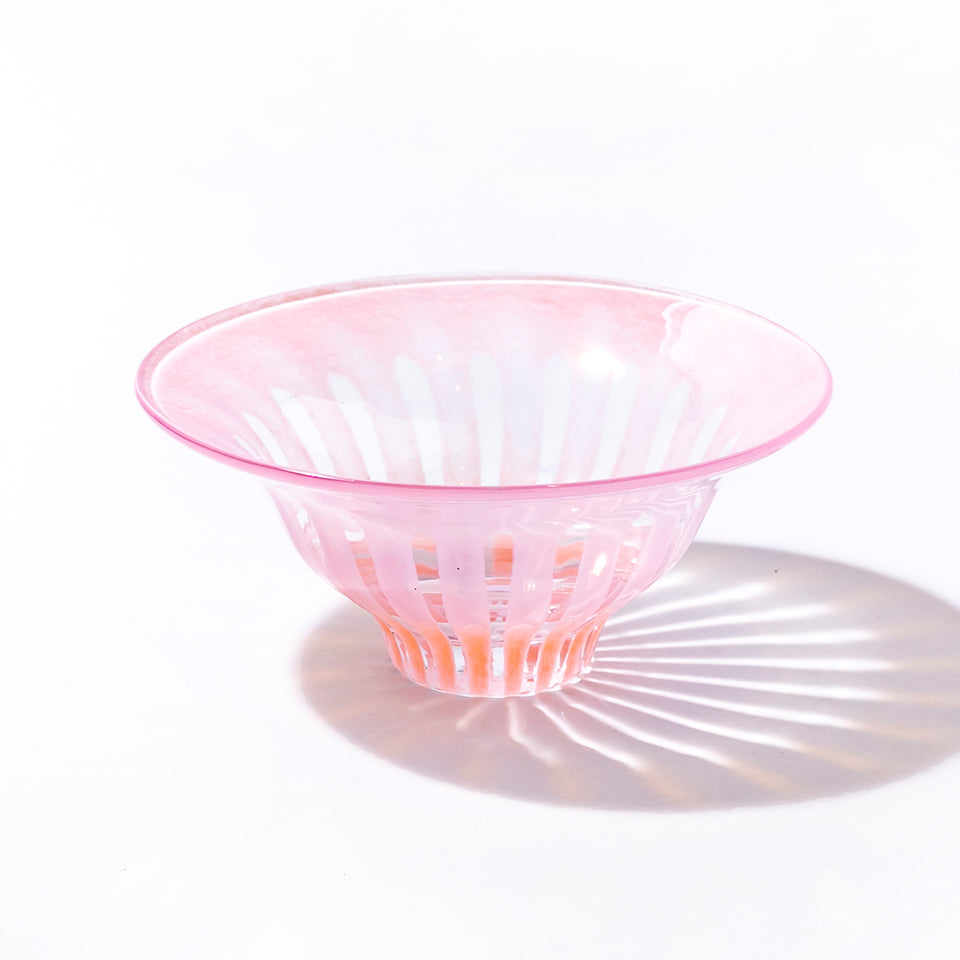 花岡央 ヒロイガラス デザートカップ フリーカップ 2点セット 花岡央 ヒロイガラス デザートカップ フリーカップ 2点セット