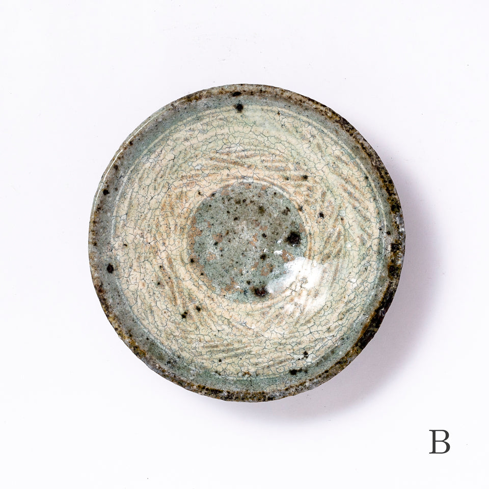 八田亨 白掛7寸皿 φ22cm H4.5cm ｜ 百福オンラインショップ
