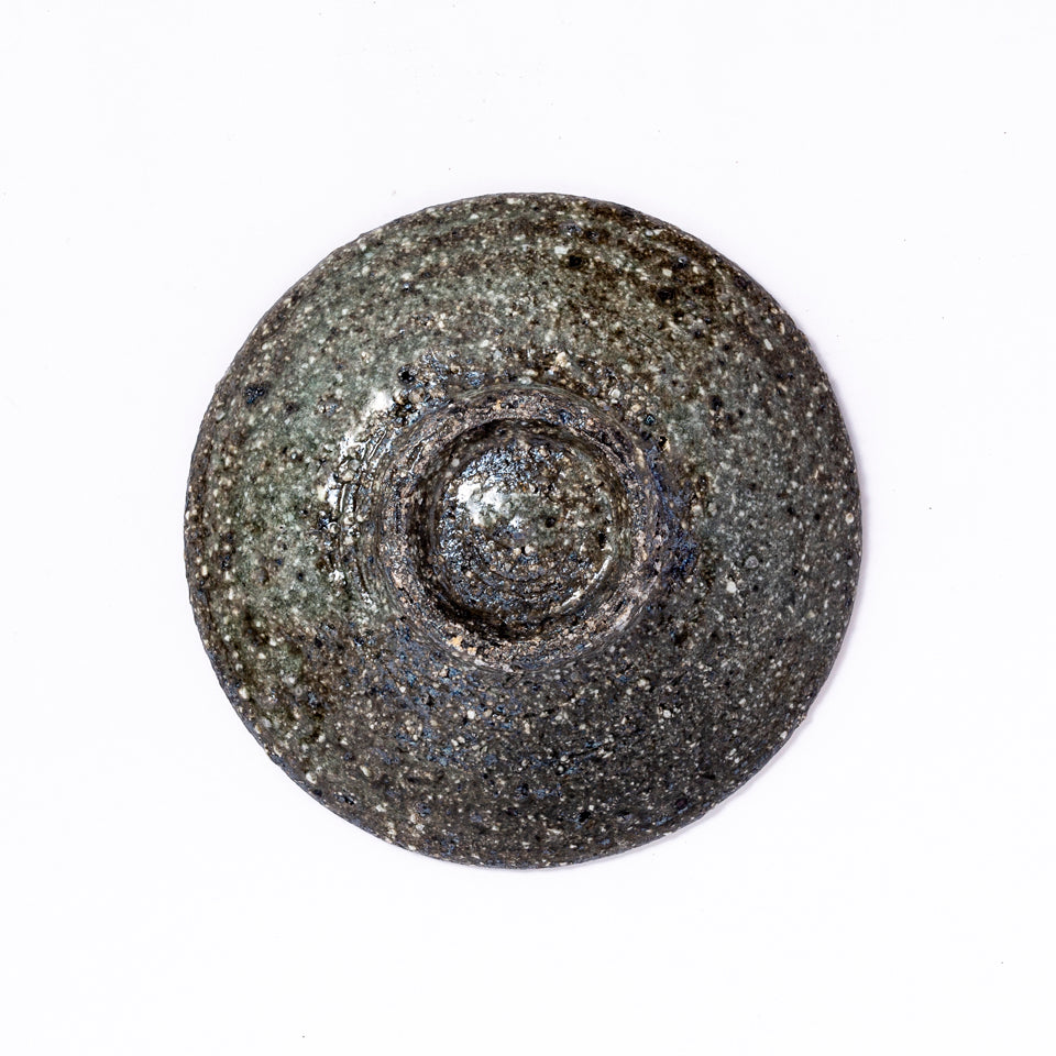 八田亨/黒三島/5寸（約15.5cm）民藝 皿 八田亨/黒三島/5寸（約15.5cm）民藝 皿 八田亨/黒三島/