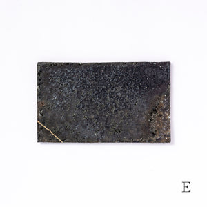 【八田亨】自然釉 tile plate 長小 [77]