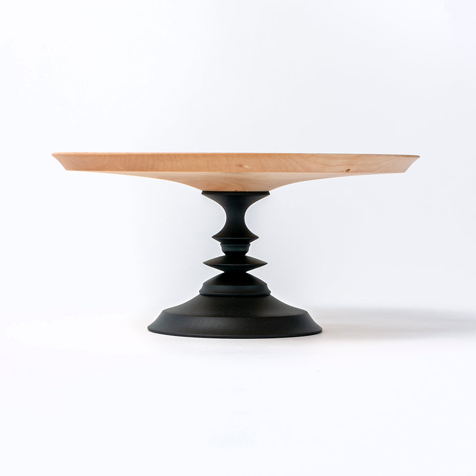 【osio craft】黒脚のコンポート（皿21cm/高さ10cm） [6-カエデ]